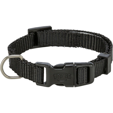 Trixie zgardă Premium neagră pentru câini, XS-S, 22-35 cm/10 mm